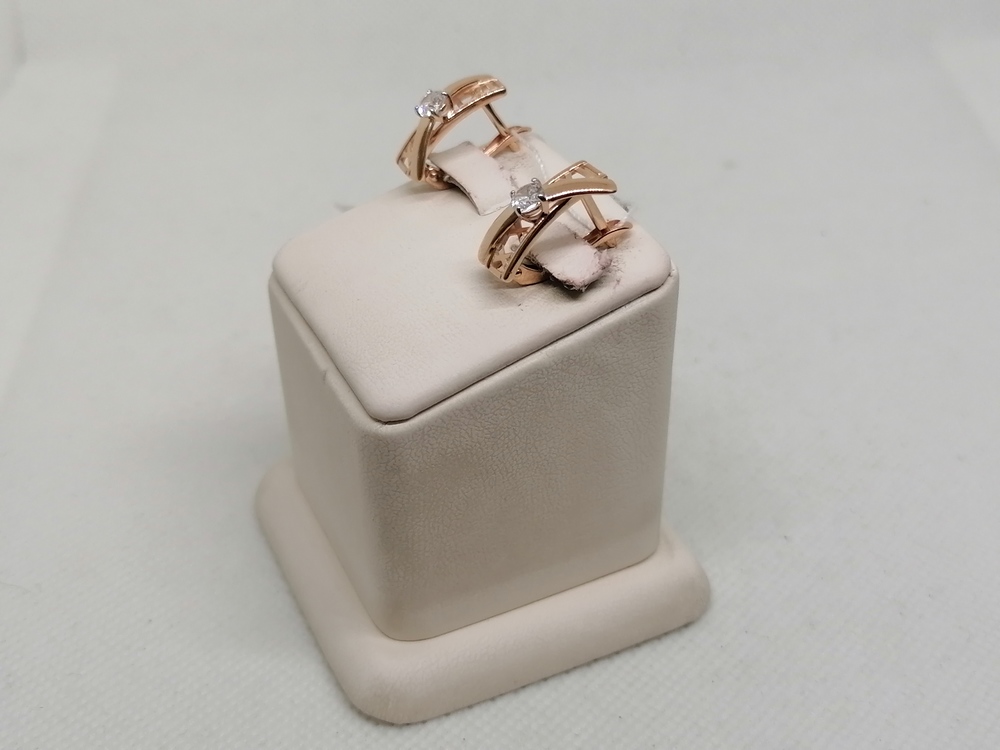 СЕРЬГИ БЕЗ КАМНЯ (Au 585)