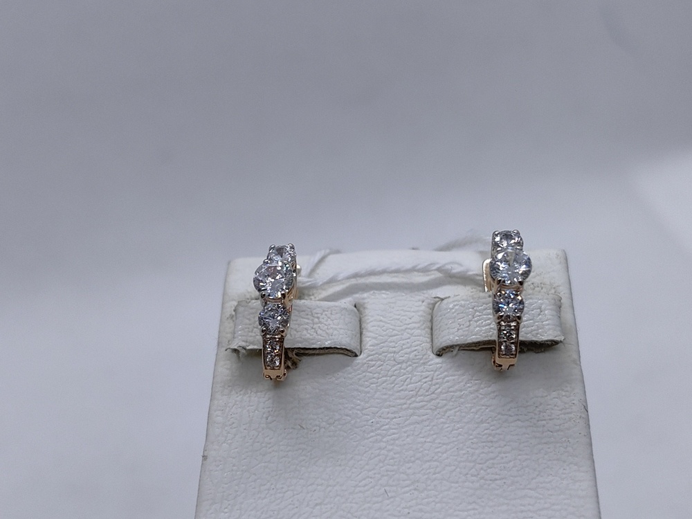 СЕРЬГИ С КАМНЯМИ (Au 585)