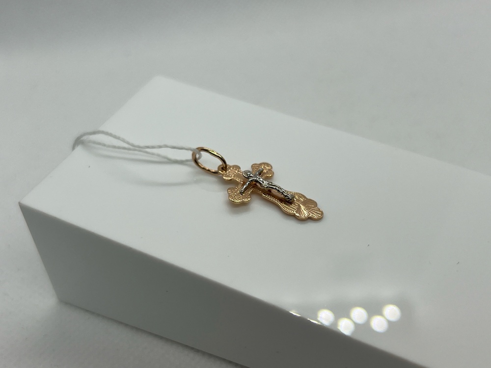 ПОДВЕСКА КРЕСТ (Au 585)