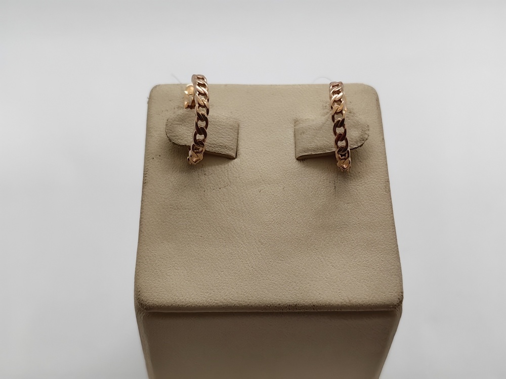 СЕРЬГИ БЕЗ КАМНЯ (Au 585)