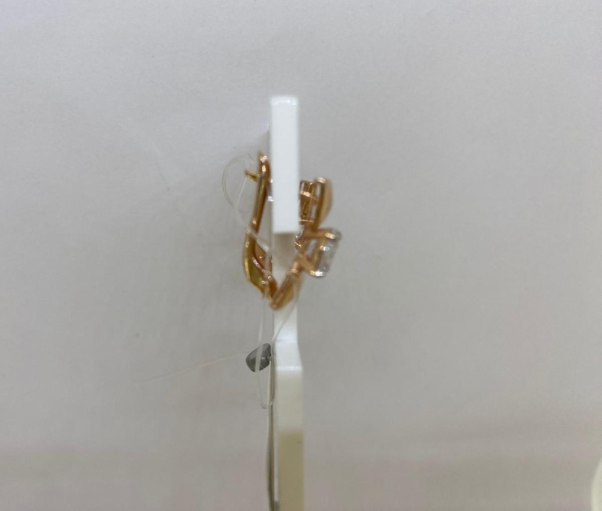 СЕРЬГИ С КАМНЕМ (Au 585)