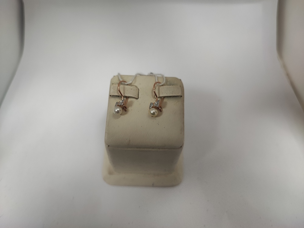 СКМИ585 СЕРЬГИ С КАМНЯМИ (Au 585)