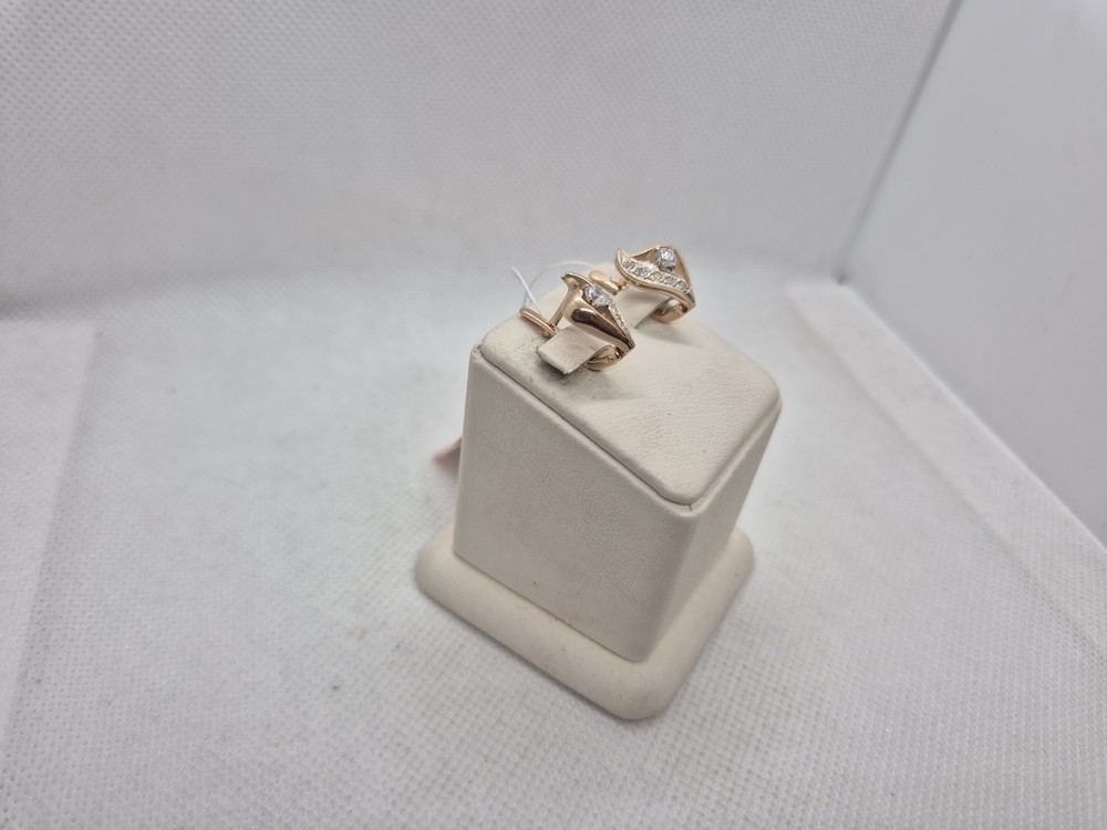 СКМИ585 СЕРЬГИ С КАМНЯМИ (Au 585)