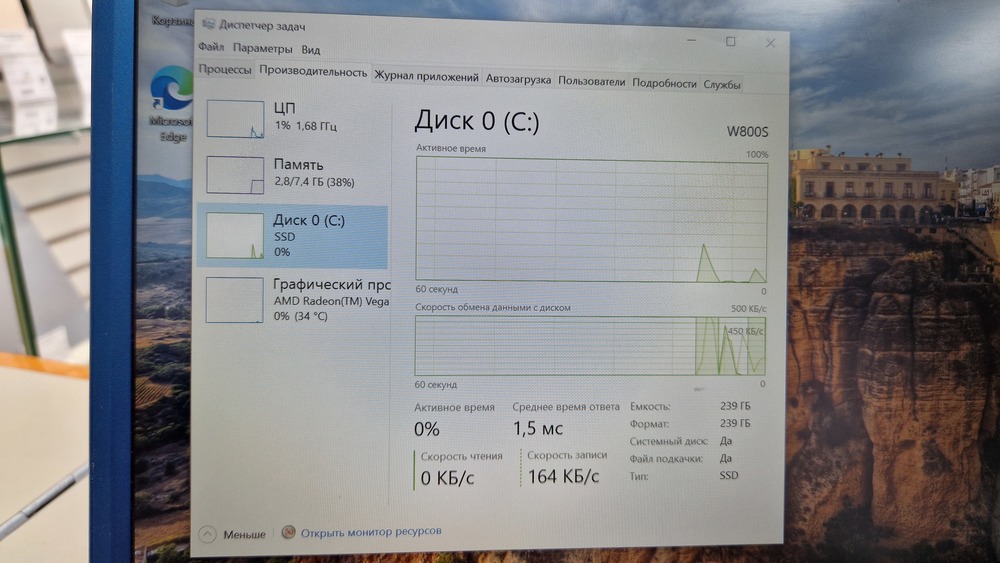 Ноутбук NoName; Ryzen 5 3500U, Radeon Vega 8, 8 Гб, 256 Гб, Нет