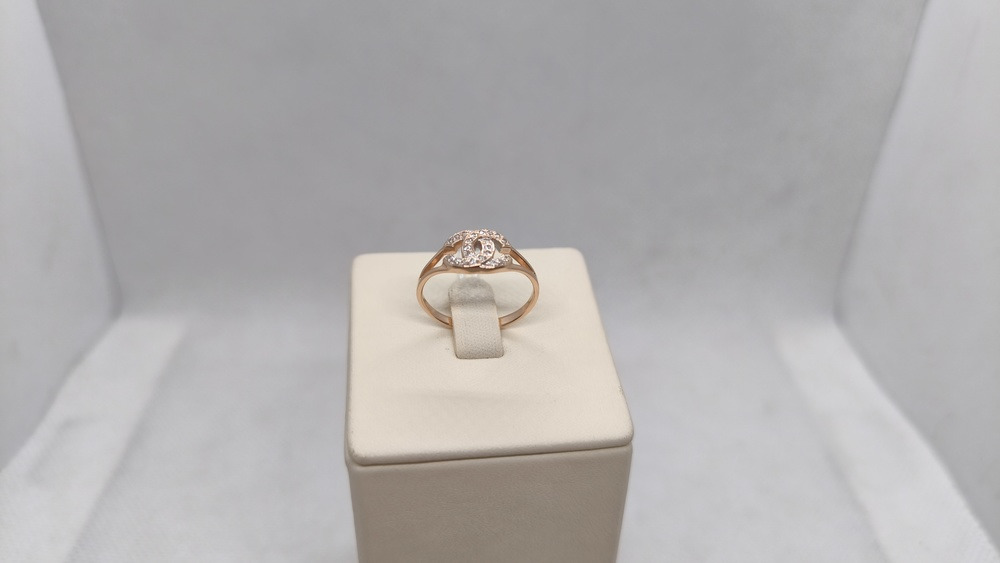 КОЛКМИ585 КОЛЬЦО С КАМНЯМИ (Au 585)