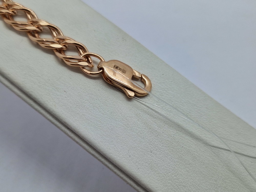 НБ 12-076ПГ БРАСЛЕТ ПУСТОТЕЛЫЙ (Au 585)