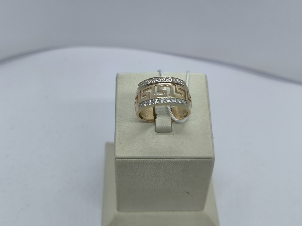 КОЛКМИ585 КОЛЬЦО С КАМНЯМИ (Au 585)