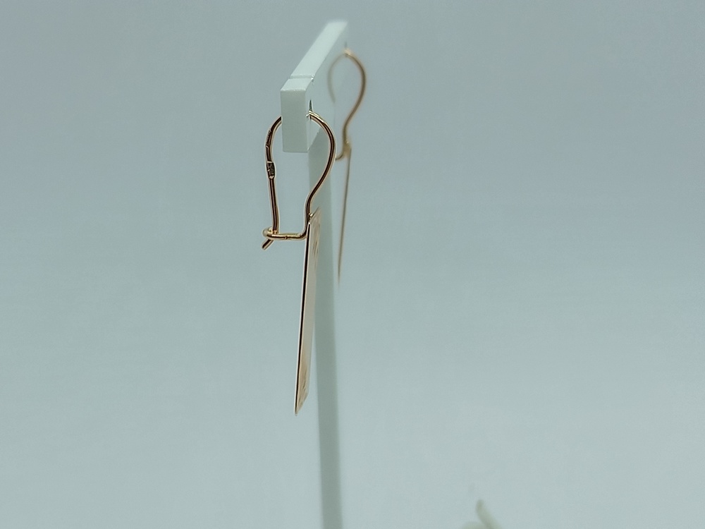 СБКМ585 СЕРЬГИ БЕЗ КАМНЯ (Au 585)