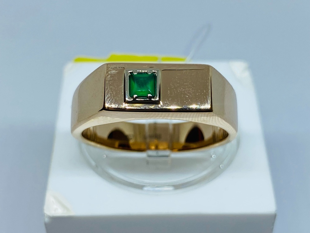 КОЛЬЦО ПЕЧАТКА с камнем (Au 585)