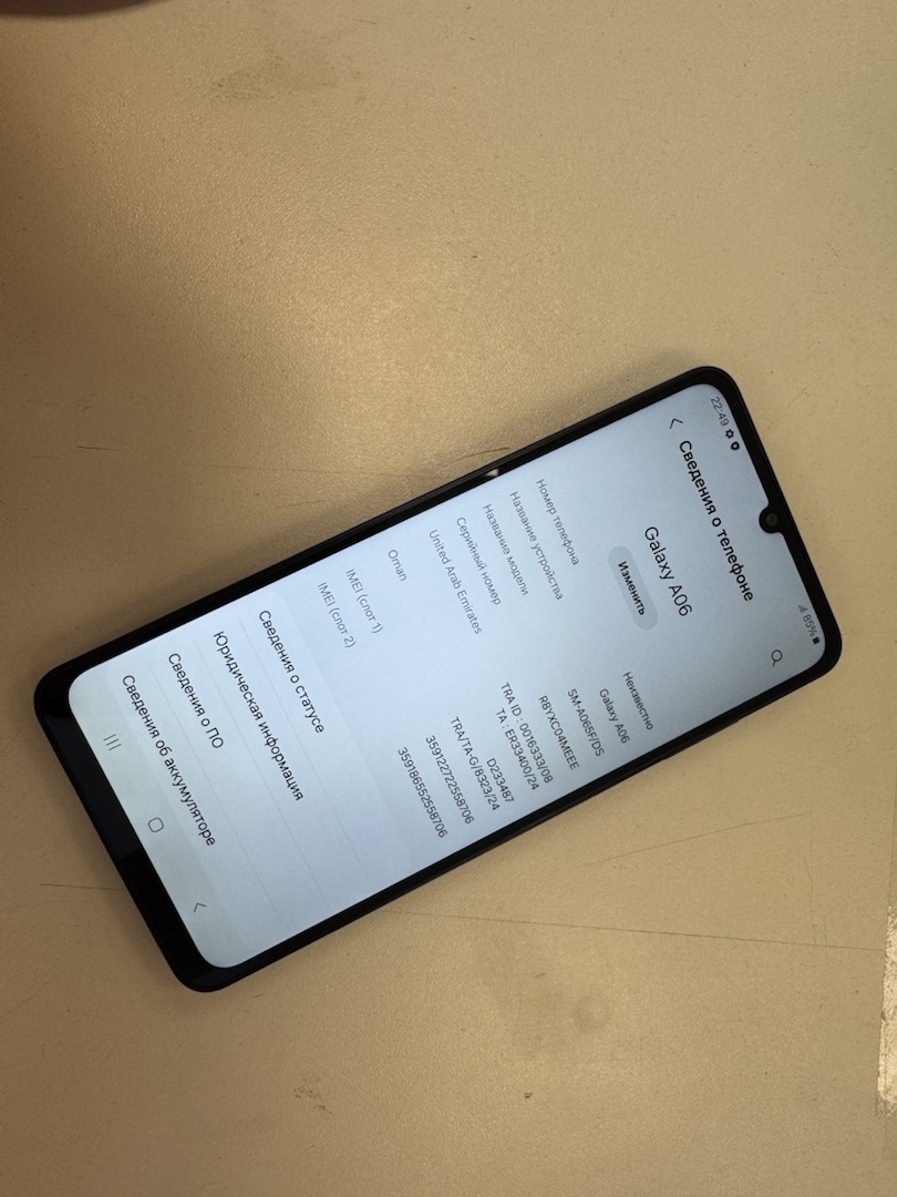Смартфон Samsung Galaxy A06 4/64