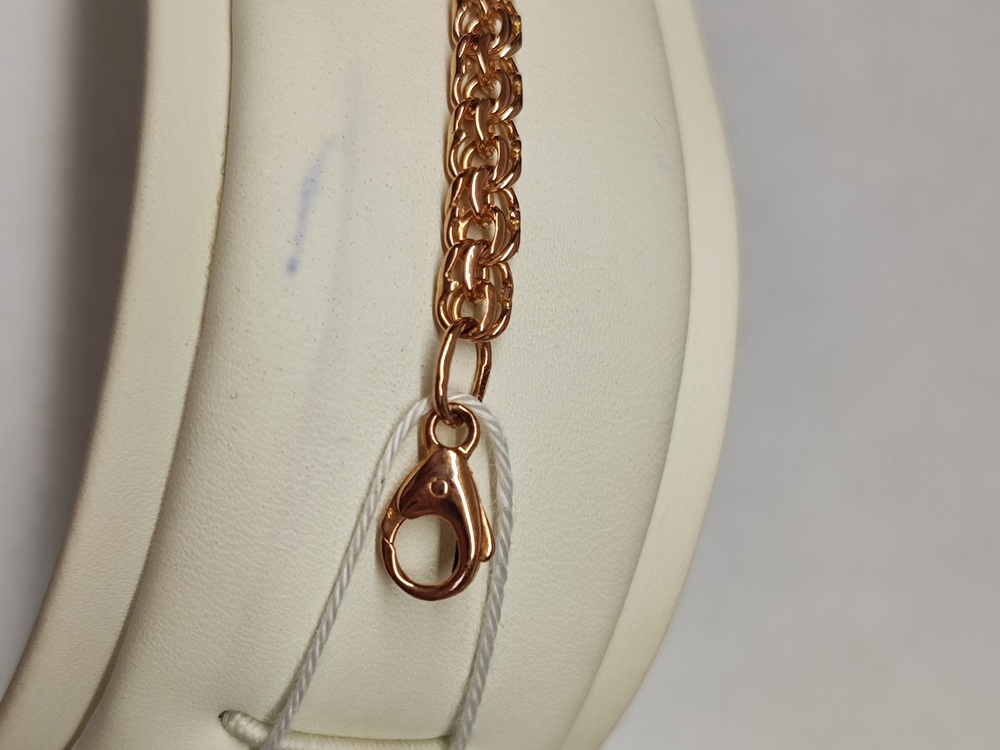 БЛБ585 БРАСЛЕТ ПОЛНОВЕСНЫЙ Бисмарк (Au 585)