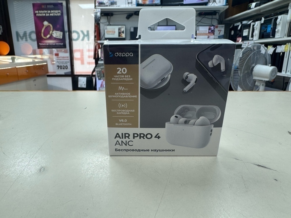 Наушники беспроводные Deppa 44231 Air Pro 4 ANC