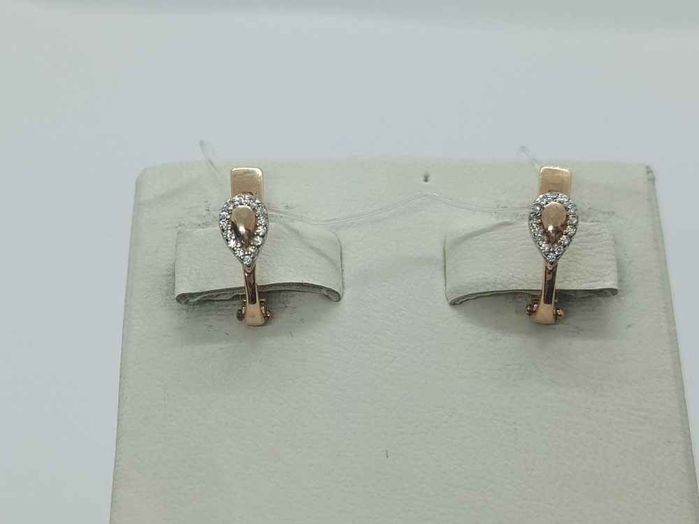 СЕРЬГИ С КАМНЯМИ (Au 585)