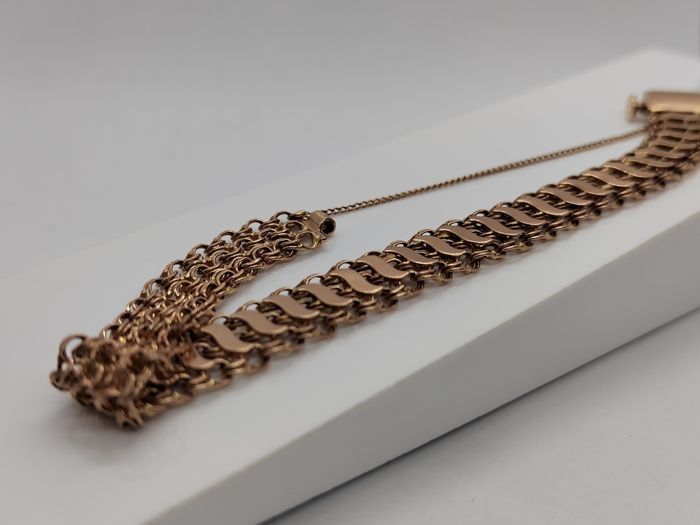 БРАСЛЕТ ПОЛНОВЕСНЫЙ Фантазия Au 585