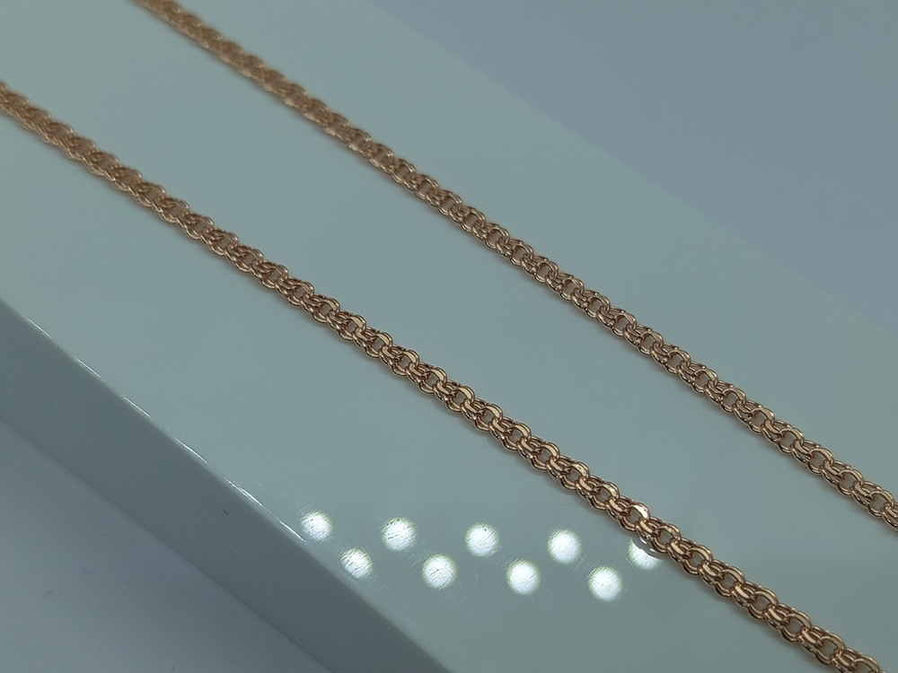 ЦЕПЬ ПУСТОТЕЛАЯ Бисмарк (Au 585)