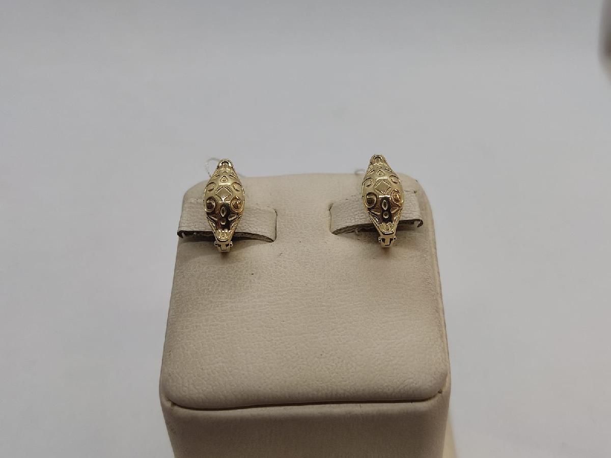 СБКМ585 СЕРЬГИ БЕЗ КАМНЯ (Au 585)