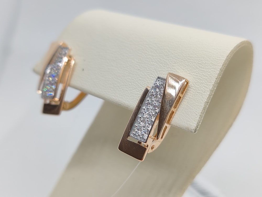 СЕРЬГИ С КАМНЯМИ (Au 585)