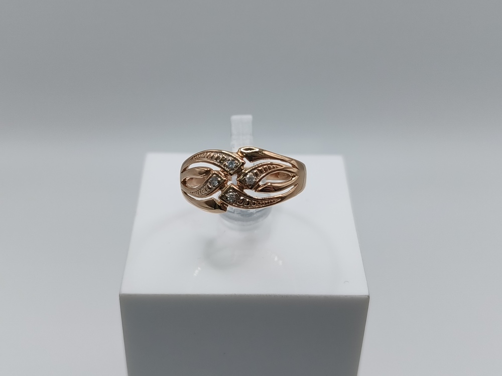 КОЛКМИ585 КОЛЬЦО С КАМНЯМИ (Au 585)