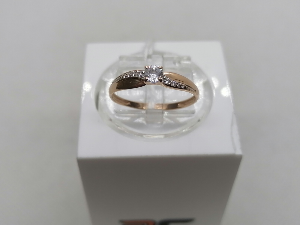 КОЛКМИ375 КОЛЬЦО С КАМНЯМИ (Au 375)