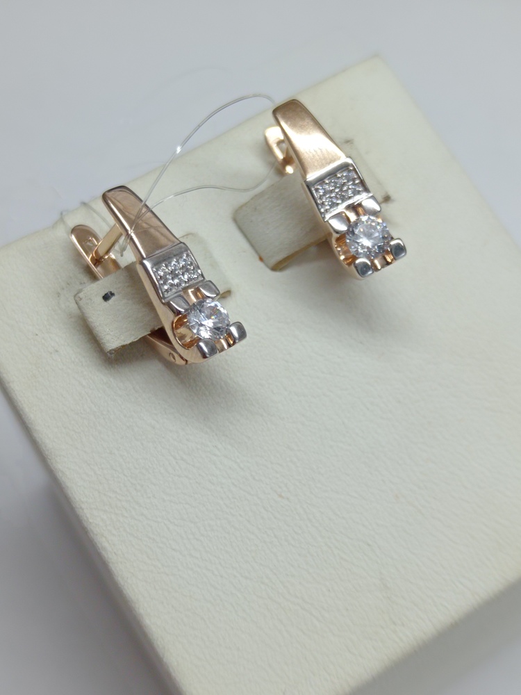 СЕРЬГИ С КАМНЯМИ (Au 585)