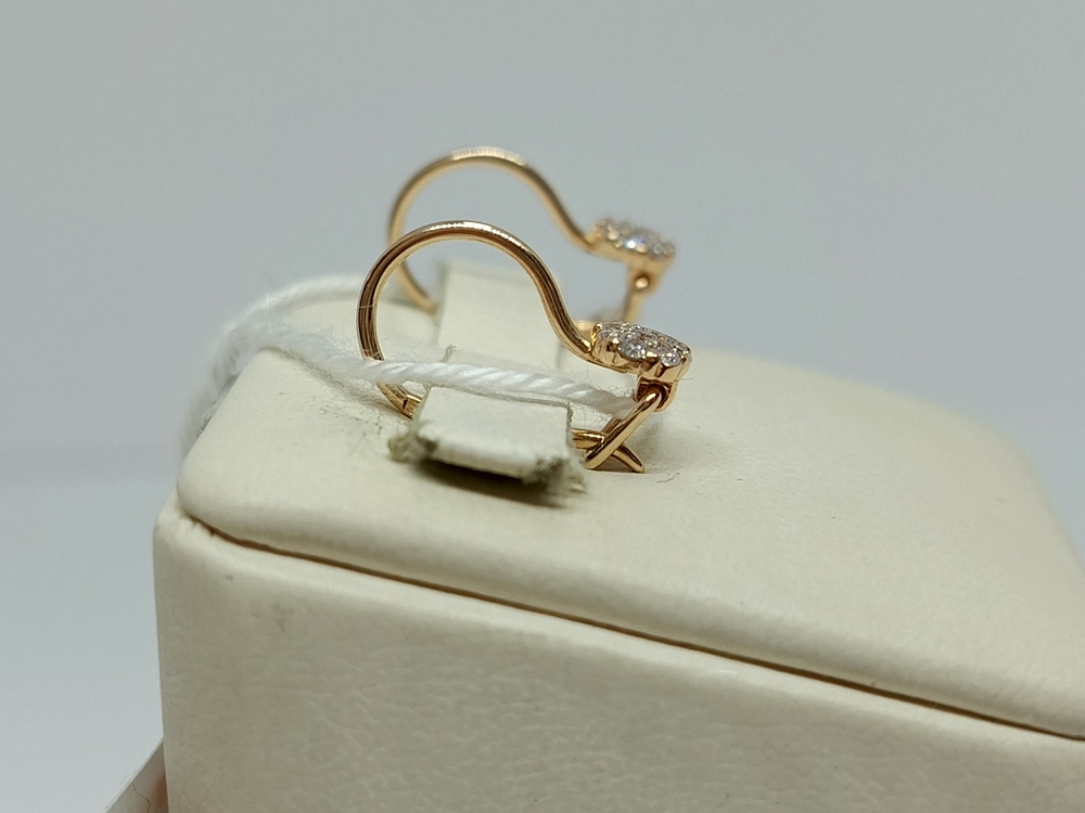 СЕРЬГИ С КАМНЯМИ (Au 585)