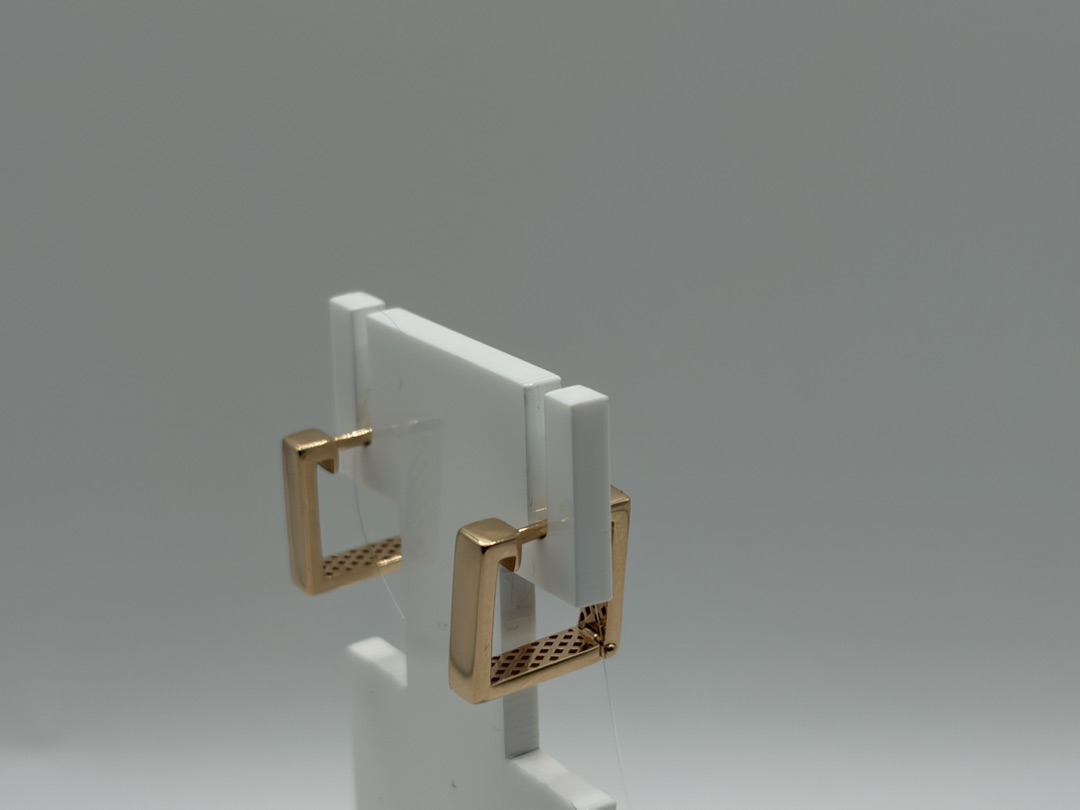 СЕРЬГИ БЕЗ КАМНЯ (Au 585)