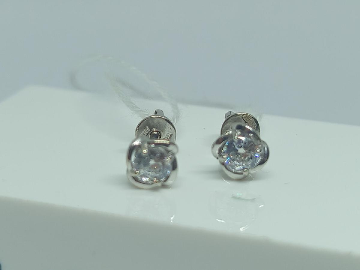 СПУС585 СЕРЬГИ ПУСЕТЫ (Au 585)