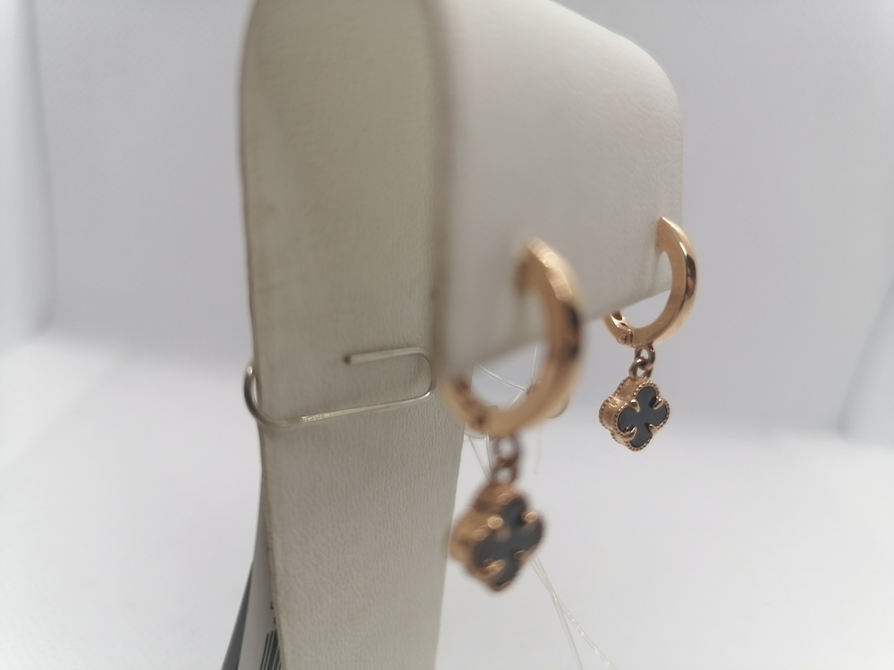 СЕРЬГИ С КАМНЕМ (Au 585)