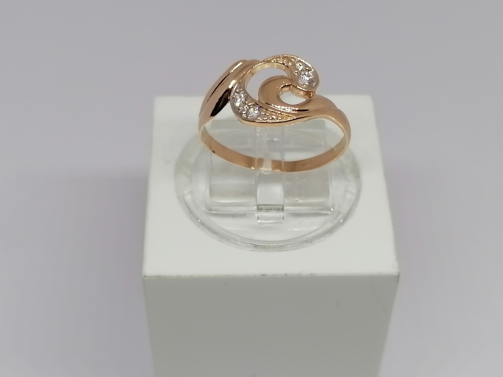 КОЛКМИ585 КОЛЬЦО С КАМНЯМИ (Au 585)