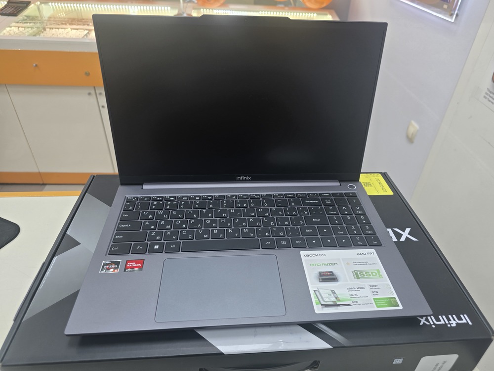 Ноутбук Infinix XBOOK B15; Ryzen 5 7535HS, AMD Radeon (TM) Graphics, 16 Гб, 512 GB, Нет