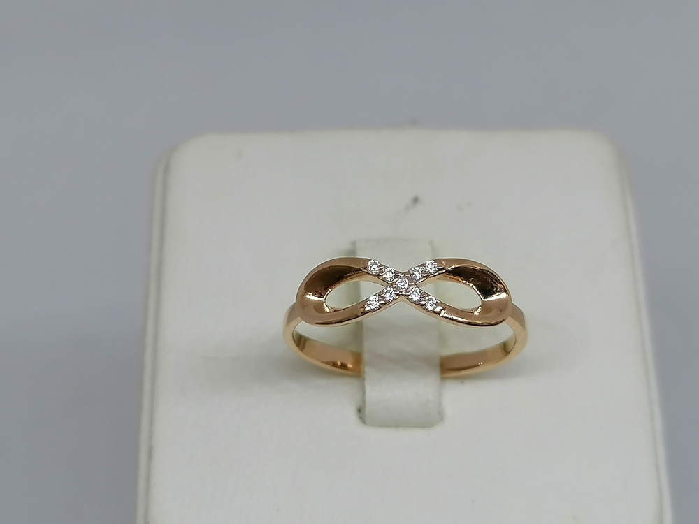 КОЛКМИ585 КОЛЬЦО С КАМНЯМИ (Au 585)