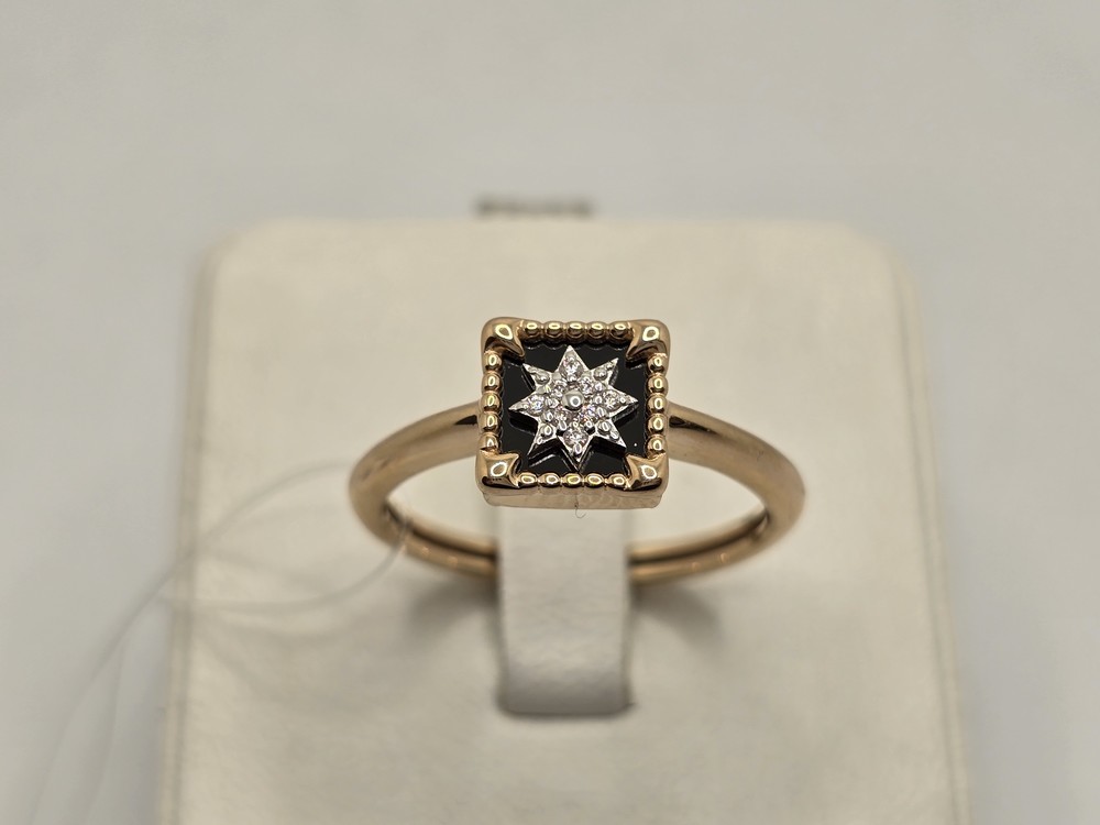 КОЛЬЦО С КАМНЯМИ (Au 585)