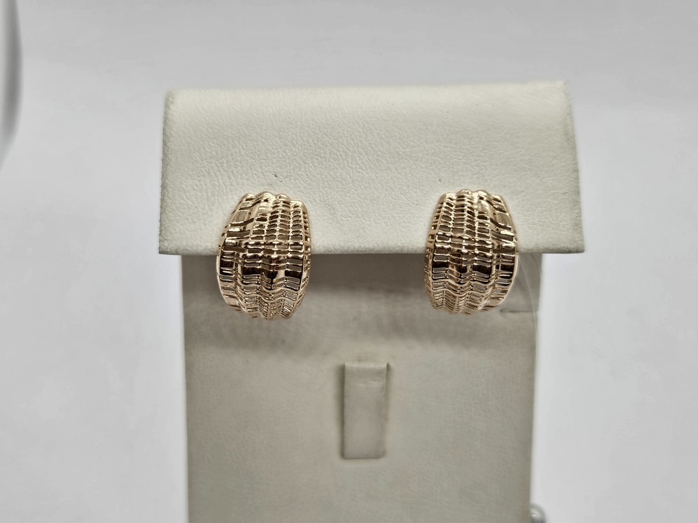 СЕРЬГИ БЕЗ КАМНЯ (Au 585)