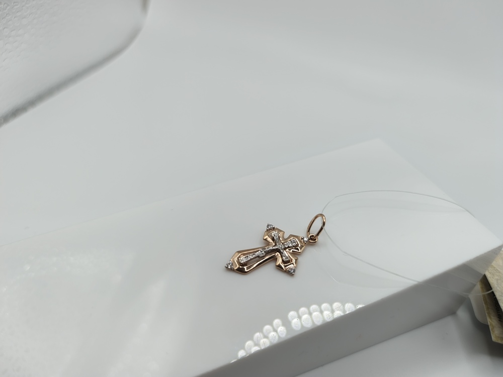 ПОДВЕСКА КРЕСТ (Au 585)