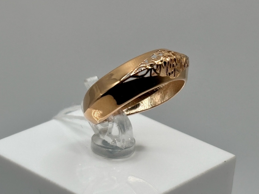 КОЛБКМ585 КОЛЬЦО БЕЗ КАМНЯ (Au 585)