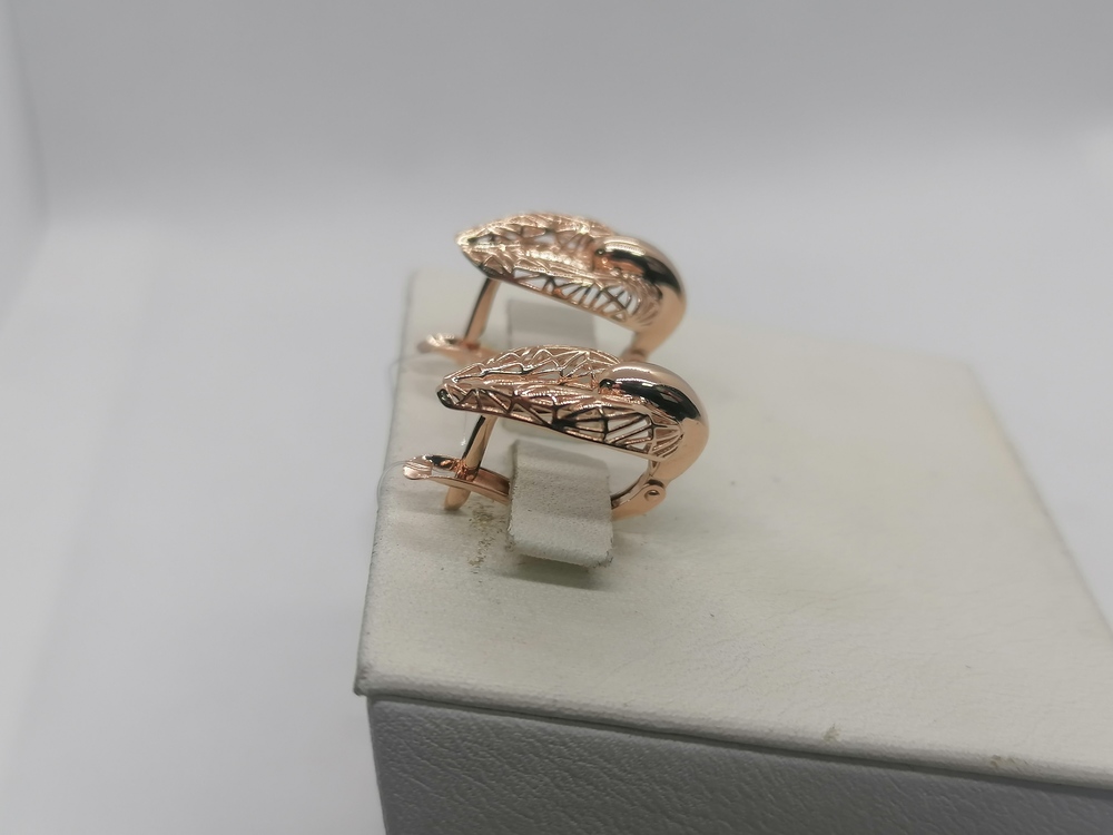 СЕРЬГИ БЕЗ КАМНЯ (Au 585) СЕРЬГИ БЕЗ КАМНЯ (Au 585)