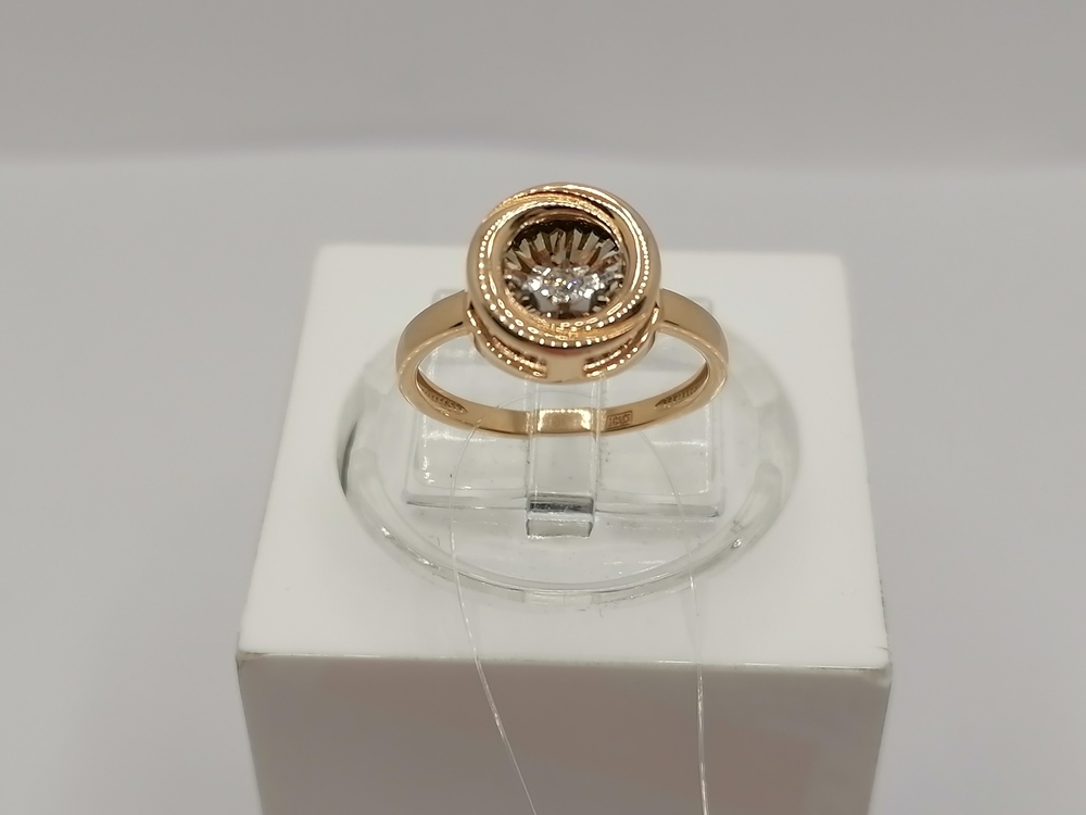 КОЛЬЦО БРИЛЛИАНТ (Au 585)