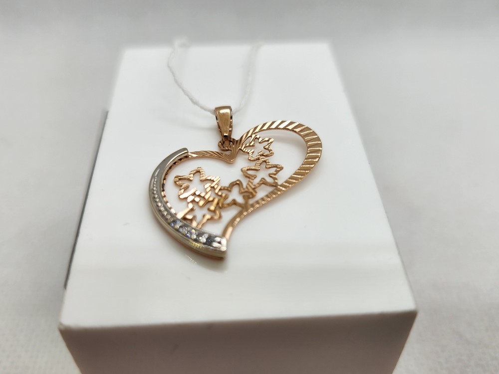 ПОДВЕСКА С КАМНЯМИ (Au 585)