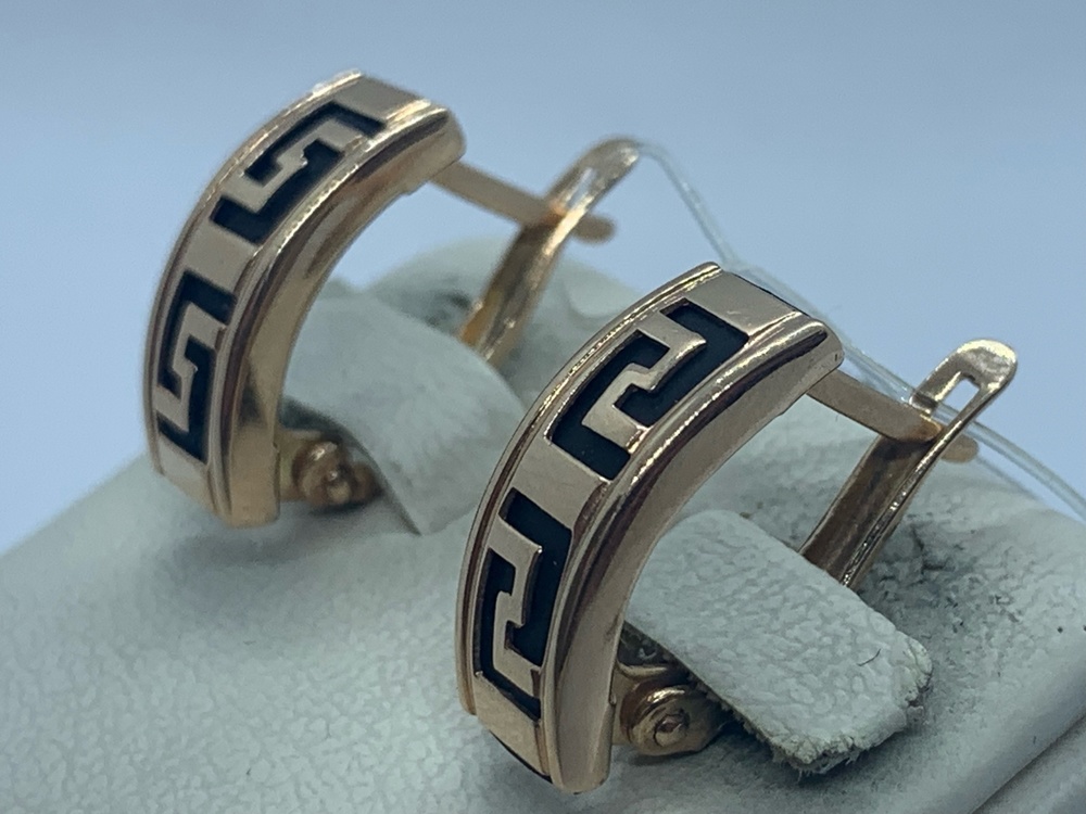 СЕРЬГИ КАУЧУК (Au 585)