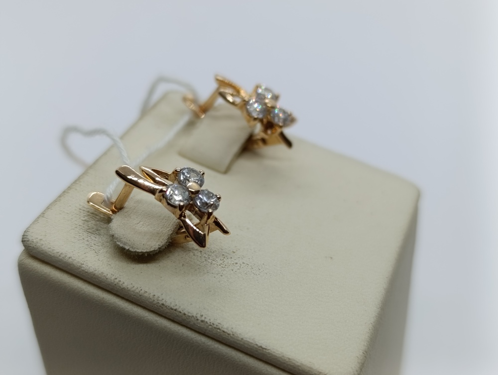 СКМИ585 СЕРЬГИ С КАМНЯМИ (Au 585) СКМИ585 СЕРЬГИ С КАМНЯМИ (Au 585)