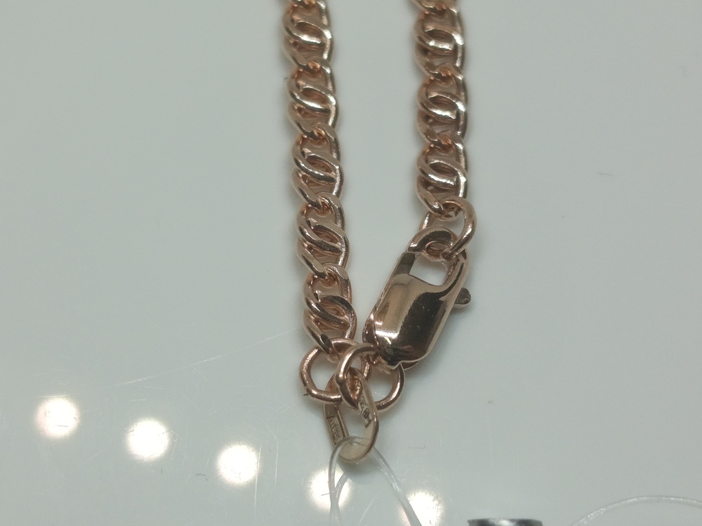 ЦЕПЬ ПУСТОТЕЛАЯ Птичий глаз(глаз пантеры) (Au 585)