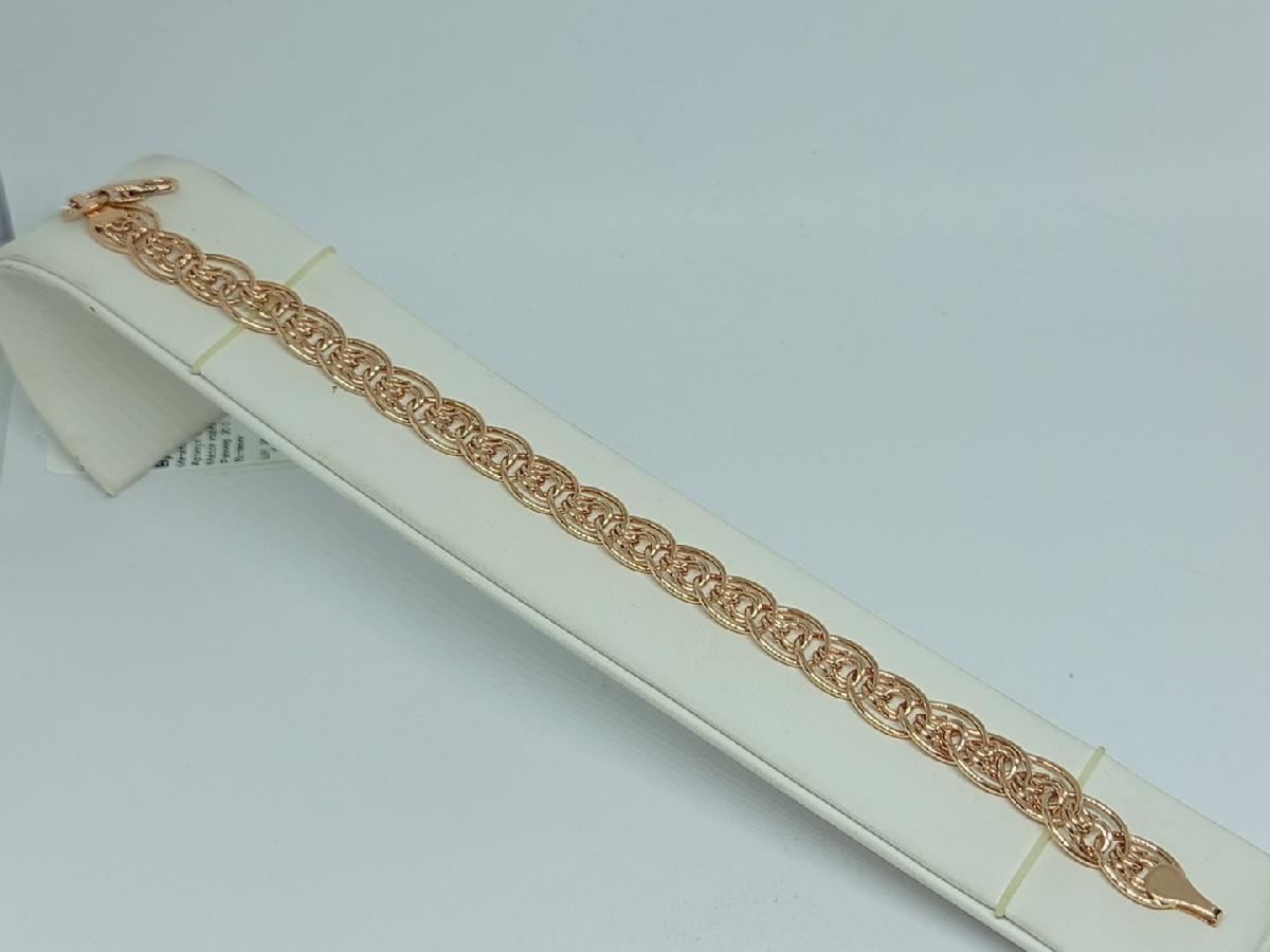 БРАСЛЕТ ПУСТОТЕЛЫЙ Нона бисмарк (Au 585)