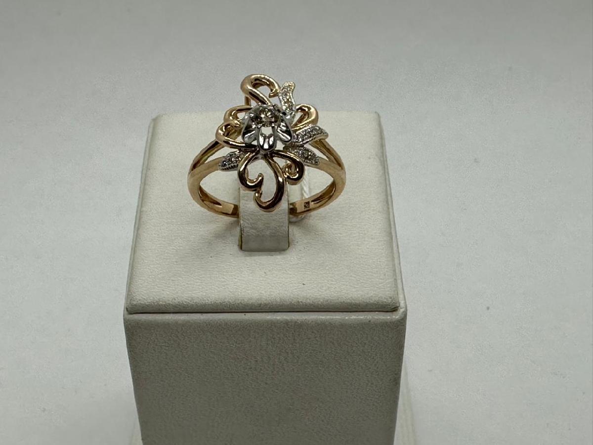 КОЛЬЦО БРИЛЛИАНТ Au 585