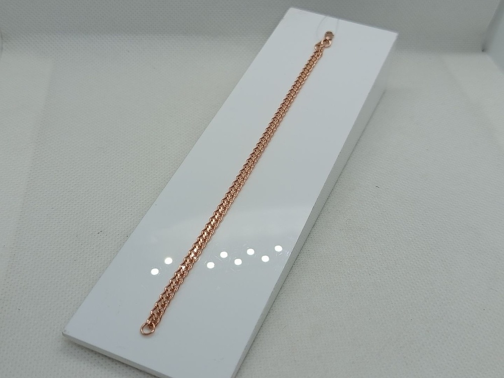 БРАСЛЕТ ПУСТОТЕЛЫЙ Царь (Au 585)