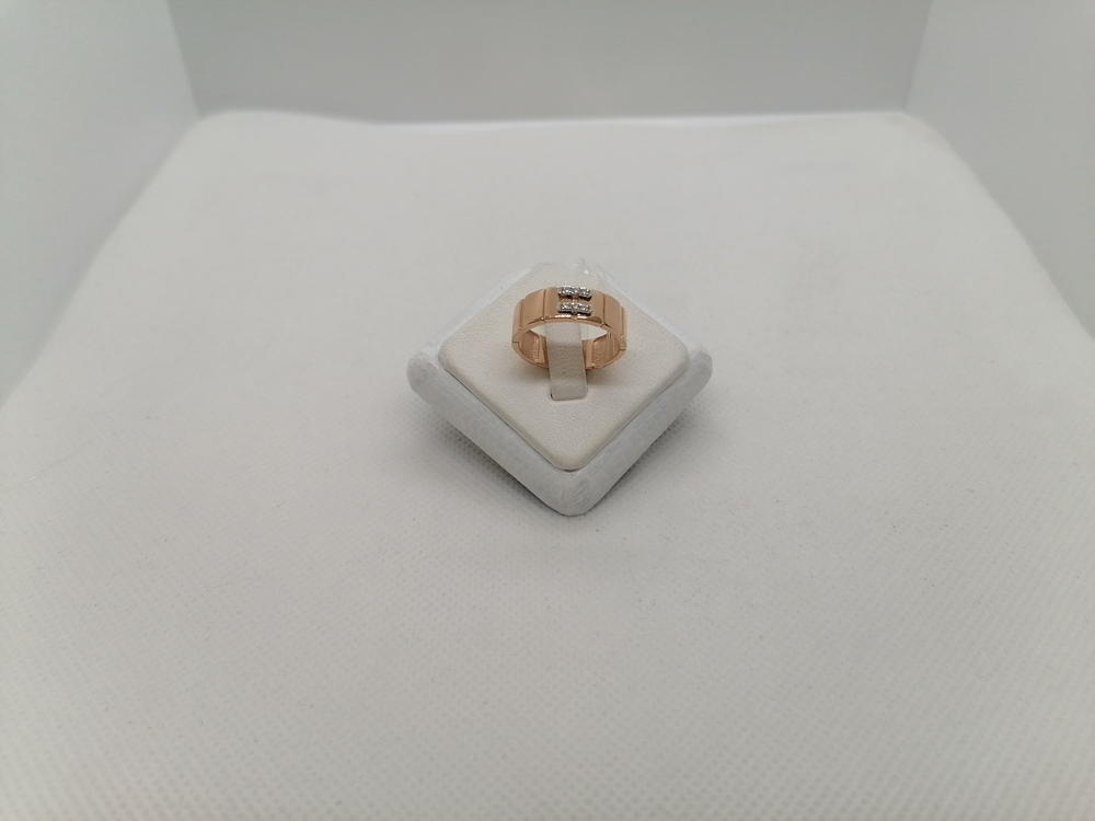 к4937 КОЛЬЦО С КАМНЯМИ (Au 585)