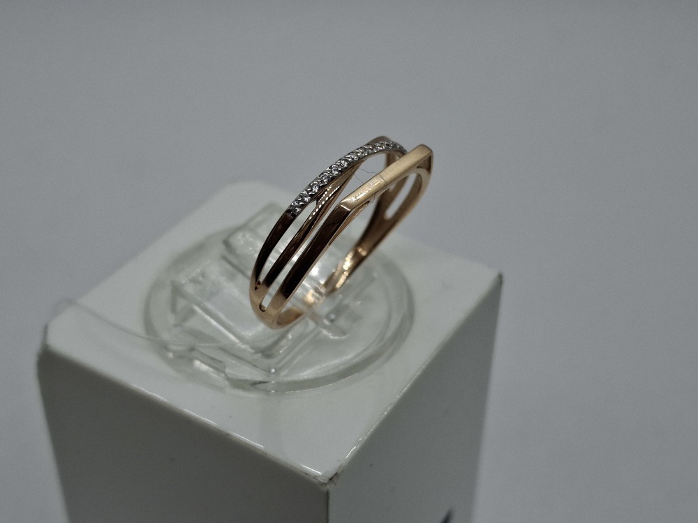 КОЛЬЦО С КАМНЯМИ (Au 585)