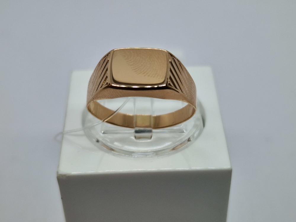 КОЛЬЦО ПЕЧАТКА без камня (Au 585)
