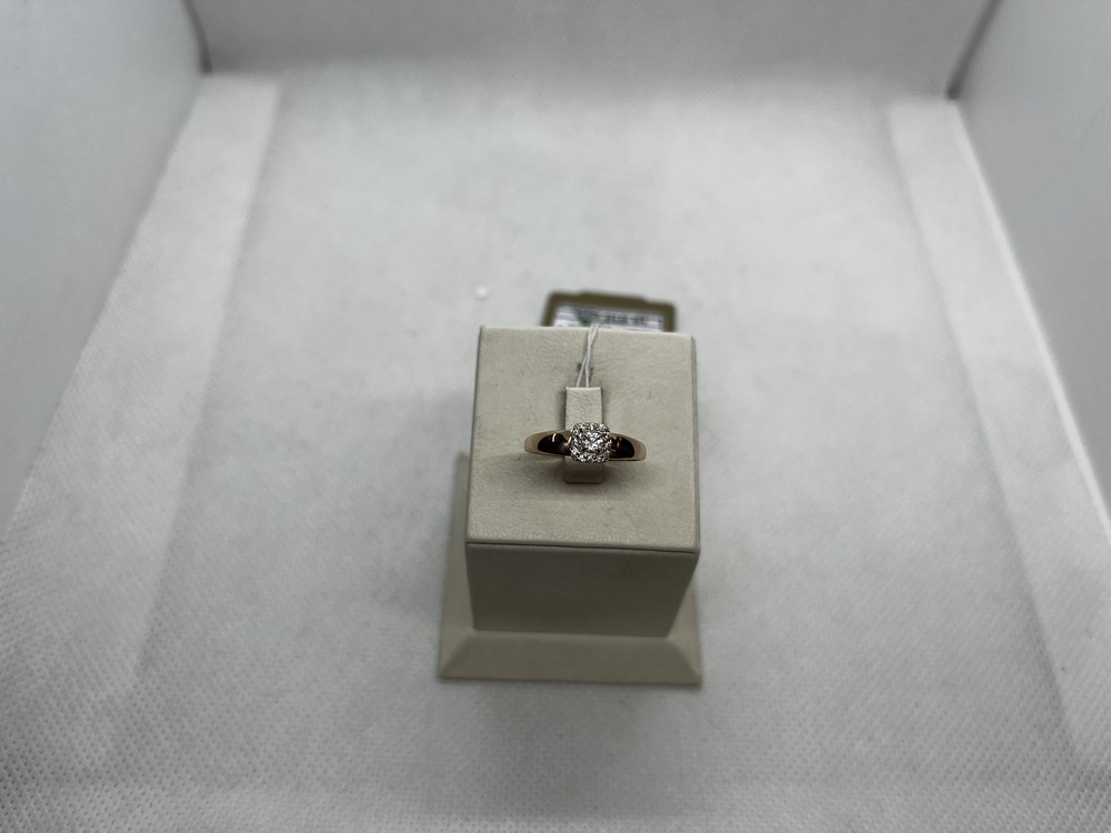 КОЛЬЦО С КАМНЯМИ (Au 585)