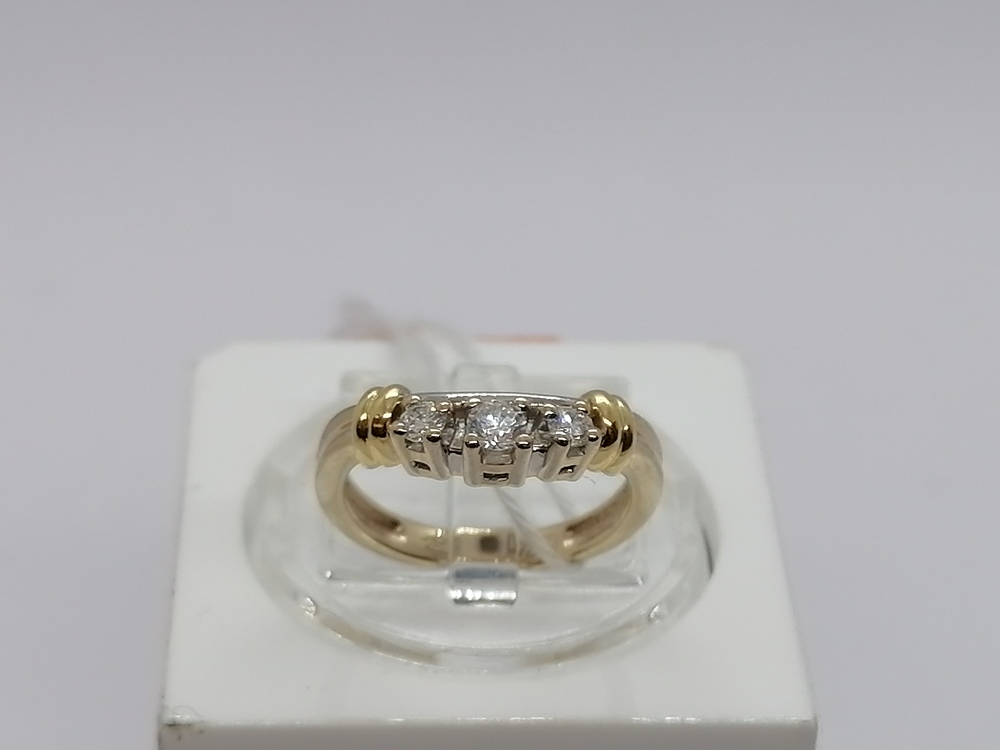 КОЛЬЦО БРИЛЛИАНТ Au 750