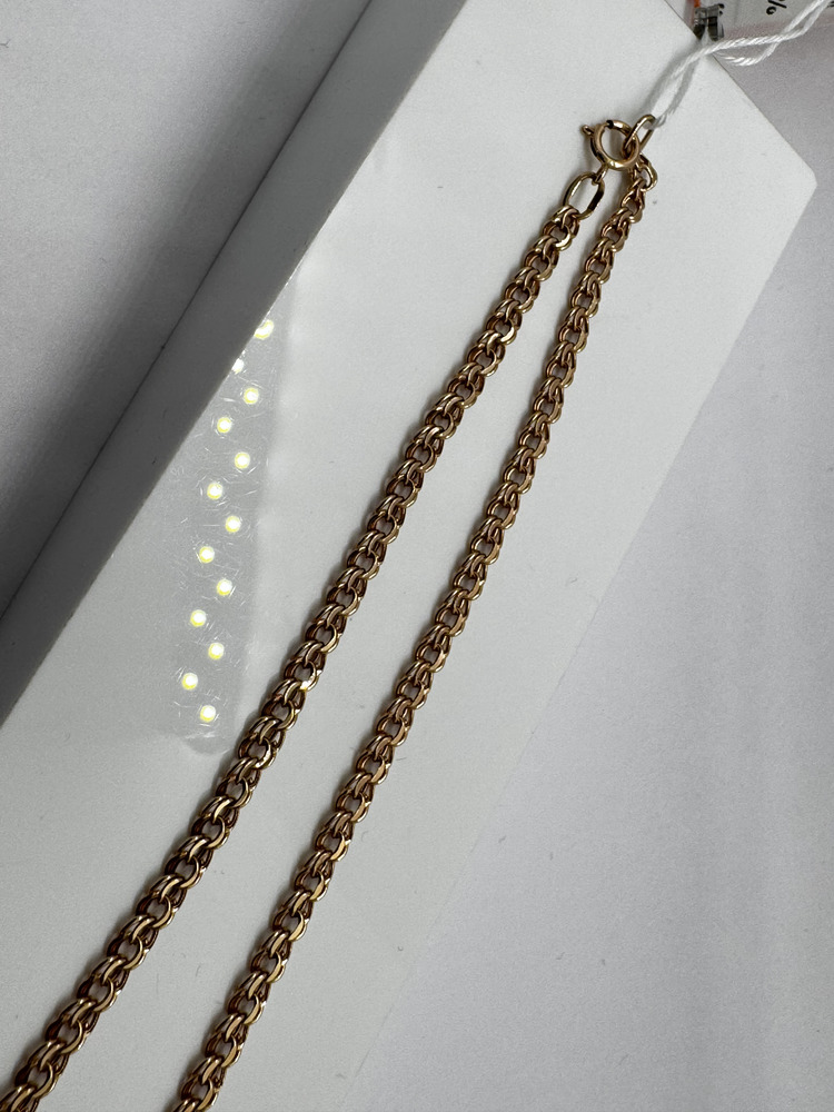 ЦПБС585 ЦЕПЬ ПУСТОТЕЛАЯ Бисмарк (Au 585)